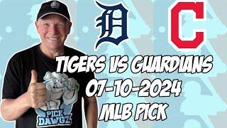 Detroit Tigers vs Cleveland Guardians 71024 MLB Pick & Prediction  MLB Betting Tips