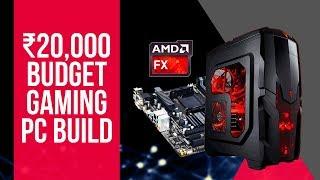 ₹20000 Budget Gaming PC Build  Time Lapse PC Build  AMD FX 4300 Quad Core Build