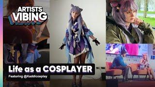 What is a day of cosplayer like?  Artists Vibing