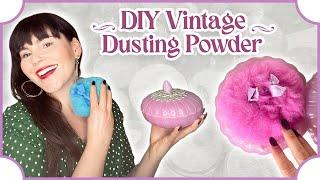 DIY Vintage Dusting powder and My Vintage Dusting Powder Collection