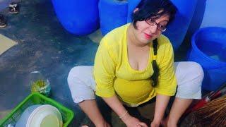 Bartan Dhone ki Routien  Cleaning hot vlog  Shezadi Vlog1