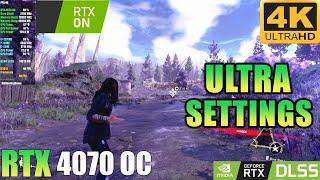 Forspoken   RTX 4070  4K Ultra Settings  RTX ON  RT Ultra  DLSS Quality