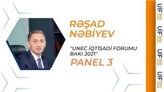 UNEC İqtisadi Forumu Bakı 2021  PANEL 3  Rəşad Nəbiyev