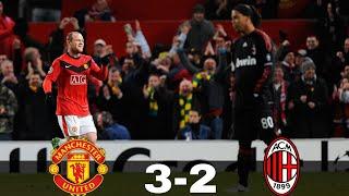 AC Milan vs Manchester United 3-2 UCL 2010 - All Goals & Highlights •HD