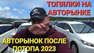 АВТОРЫНОК ПОСЛЕ ПОТОПА ТОПЛЯКИ НА АВТОРЫНКЕ ВЛАДИВОСТОК ЗЕЛЁНЫЙ УГОЛ 2023