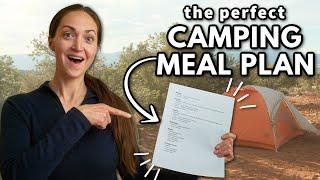 How to PLAN CAMPING MEALS 4 Easy Steps to Eliminate Overwhelm