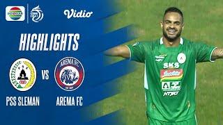 Highlights - PSS Sleman VS Arema FC  BRI Liga 1