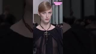 see through lingerie fashion show braless #shorts fashiontv bikini models