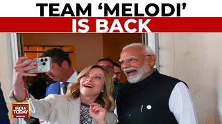 G7 Summit News Modi-Melodi Selfie Video Drops  The Melody Moment  India Today