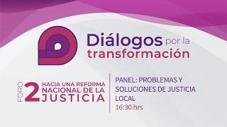 Problemas y soluciones de justicia local