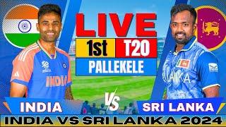  Live India vs Sri Lanka 1st T20  Live Match Score & Commentary  IND vs SL Live match Today