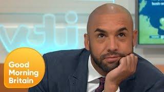 Alex Beresford Storms Off After Being Teased by Piers Morgan  Good Morning Britain