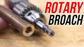 Making A Rotary Broach - Cutting Hex Sided Holes DIY