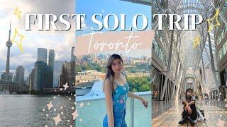 Toronto Vlog  MY FIRST SOLO TRIP