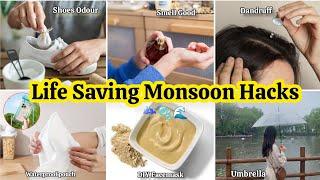 10 MONSOON HACKS  - Healthy Scalp Tanning Body Odour Hair fall - Monsoon Tips You Need to know
