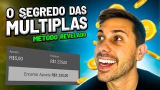 SEGREDO DAS APOSTAS MÚLTIPLAS - DE R$500 PARA R$1.23500