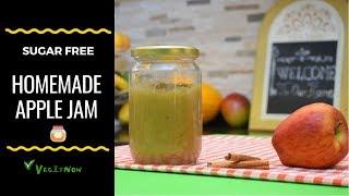 Simple Homemade Apple Jam  Sugar Free