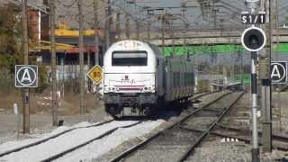 334.013 con Talgo IV con deformaciones en la via