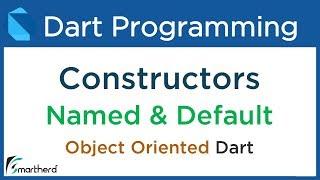 Dart Constructors Default Named and Parameterised Constructor. Dart Flutter Tutorial. #8.2