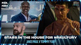 Cristiano Ronaldo Mike Tyson Tyson Fury and more Stars in the house for Jake Paul v Tommy Fury