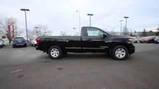 2017 Nissan Titan S  Magnetic Black  HN516191  Kent  Tacoma