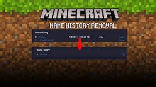 Minecraft Name History Removal