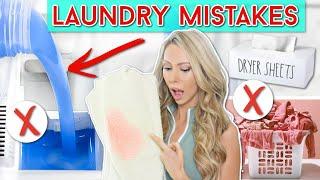 13 Laundry Mistakes YOU SHOULD NEVER MAKE Essential Laundry Tips Everyone Needs to Know