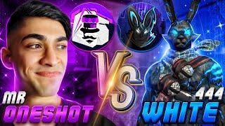 کاستوم تک به تک مستر وان شات در مقابل وایت  MR ONESHOT vs WHITE444