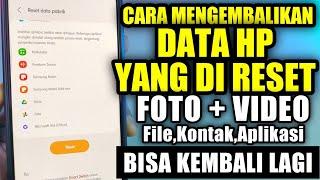 Cara mengembalikan data hp yang terhapus permanen karena di reset