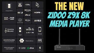 ZIDOO Z9X 8K MEDIA PLAYER UNBOXING  6GB RAM 64GB INTERNAL STORAGE  DOLBY ATMOS  MUSIC PLAYER 