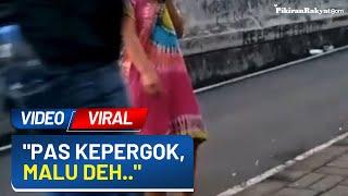 Viral Emak-emak Kepergok Lakukan Hal Tak Terpuji di Pinggir Jalan Netizen Pas Kepergok Malu