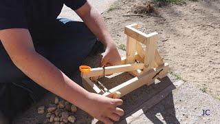 Making catapults a great project for kids and adults