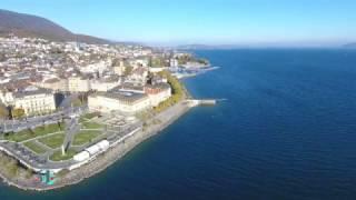 Lac de Neuchâtel - Lake Neuchâtel - Switzerland 4k