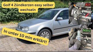 Golf 4 Zündkerzen wechseln - Das Tutorial kinderleicht  - Kurz und Knackig - 1.4  #cars #diy #golf