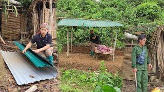 Vang Thi La digging a house building a new house her husband went looking for a wife and children