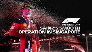 INSIDE STORY Carlos Sainzs Smooth Operation  2023 Singapore Grand Prix  Lenovo