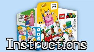 LEGO Peach Starter Course set Instructions 71403