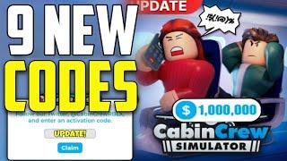 *NEW* ALL WORKING CODES FOR CABIN CREW SIMULATOR IN 2024  ROBLOX CABIN CREW SIMULATOR CODES