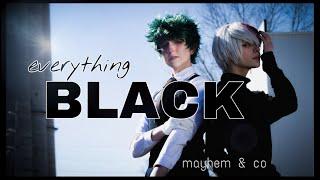 everything black.  villain tododeku cmv