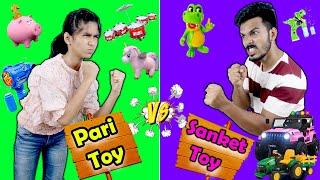 TOY WAR  Pari Vs Sanket   Fun Story  Paris Lifestyle