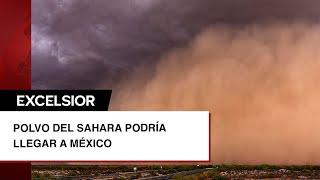 Polvo del Sahara podría llegar a México la próxima semana