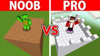 Minecraft NOOB vs PRO SAFEST SECURITY TOWER BUILD CHALLENGE