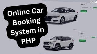 Online Car Booking System in PHP 2023  Code Camp BD #onlineCarBooking #onlineCar