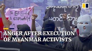 Myanmar junta’s execution of democracy activists triggers local and international outcry