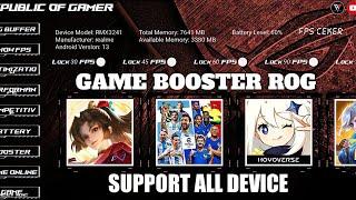 GAME BOOSTER ROG TERBARU‼️GAME TURBO ROG 8 ULTIMATEgame turbo terbaik untuk semua android kentang 