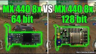 GeForce4 MX 440 8x 64 bit vs 128 bit both NV18 Sparkle Test In 6 Games Capture Card