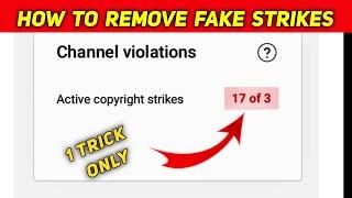 How To Remove Fake Copyright Strikes 2023  Submit Counter Notification  Helpful Video  WhiteTech