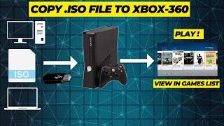 How to copy an ISO file to XBOX360 console  #xbox #xbox360 #howto #gaming