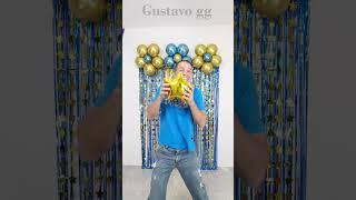 balloon decoration ideas  birthday decoration ideas at home #gustavogg #shorts