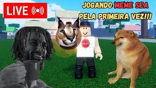  Jogue Meme Sea Pela Primeira Vez kkkkkkk Roblox Ao Vivo 